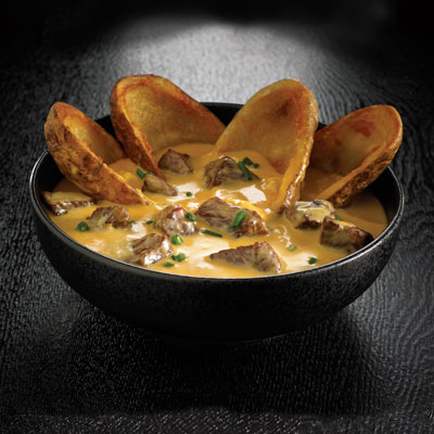 Prime Time Queso with Potato Skins