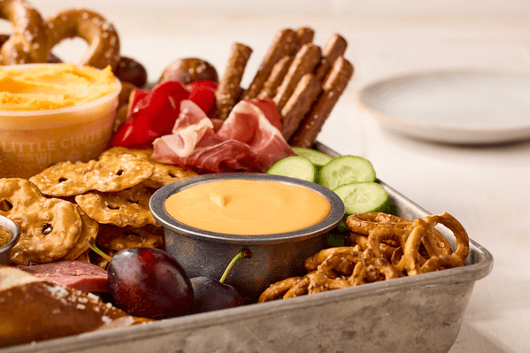 animate for recipe Soft Pretzel Charcuterie Board